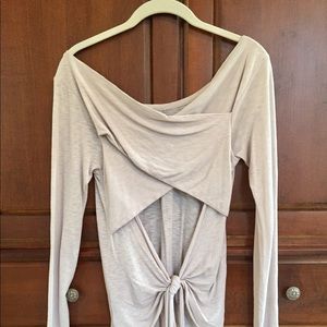 LaMade tie back shirt